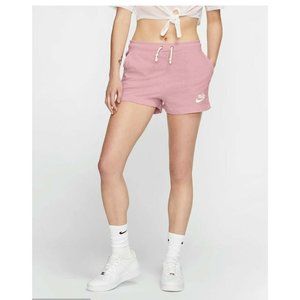 Nike Sportswear Gym Vintage Women's Shorts Pink 2XL (20-22)